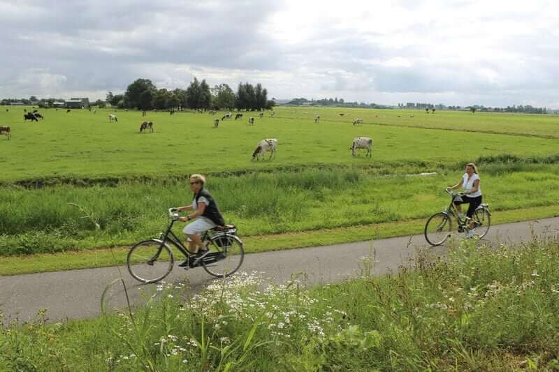 Deze fietsroute voert je langs verschillende boerderijen