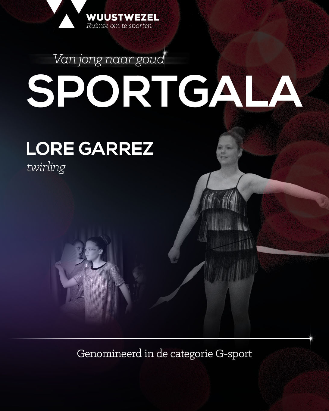 Lore Garrez - genomineerd voor het Wuustwezels Sportgala 2024