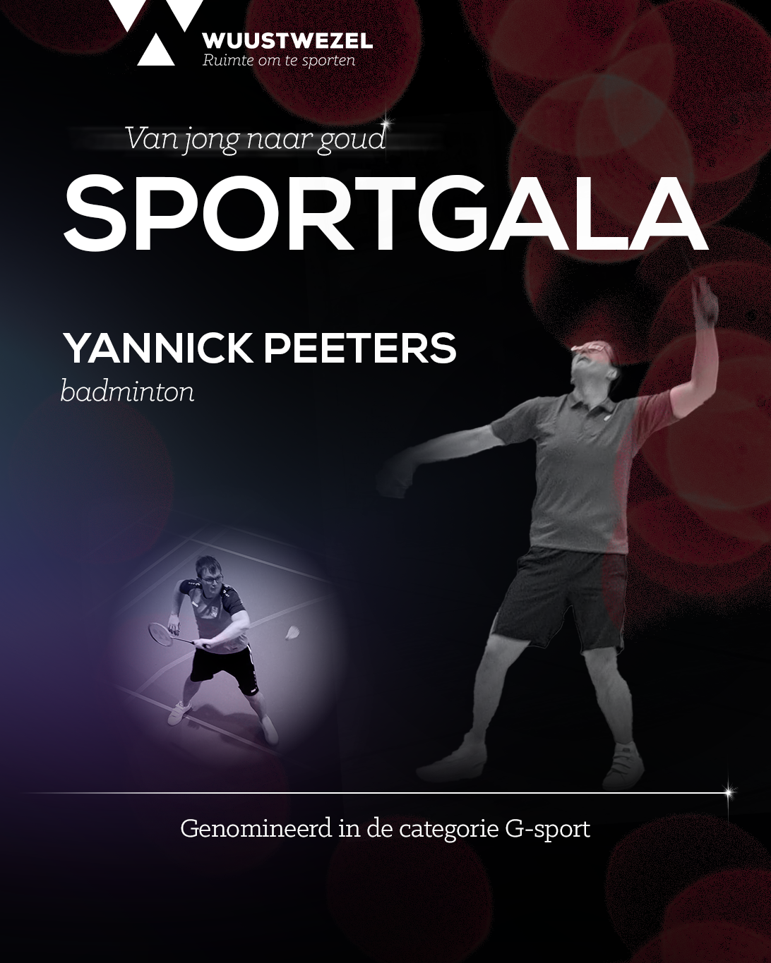 Yannick Peeters - genomineerd voor het Wuustwezels Sportgala 2024