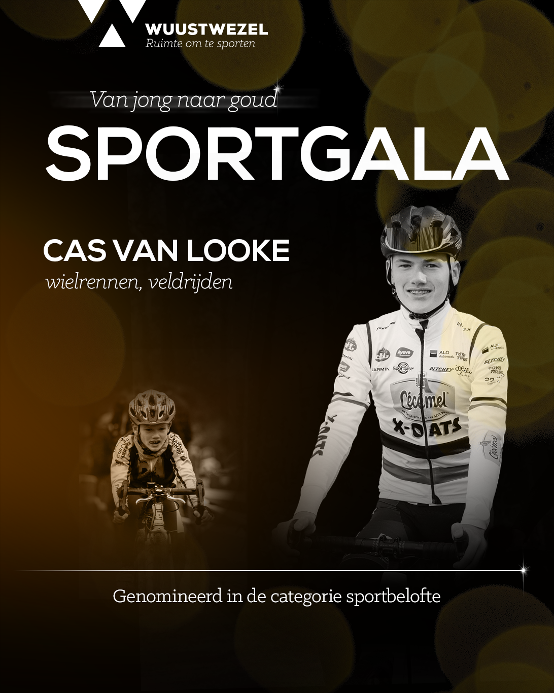 Cas Van Looke, genomineerd voor het Wuustwezels Sportgala 2024