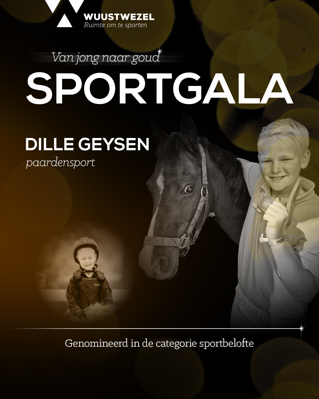 Dille Geysen, genomineerd voor het Wuustwezels Sportgala 2024