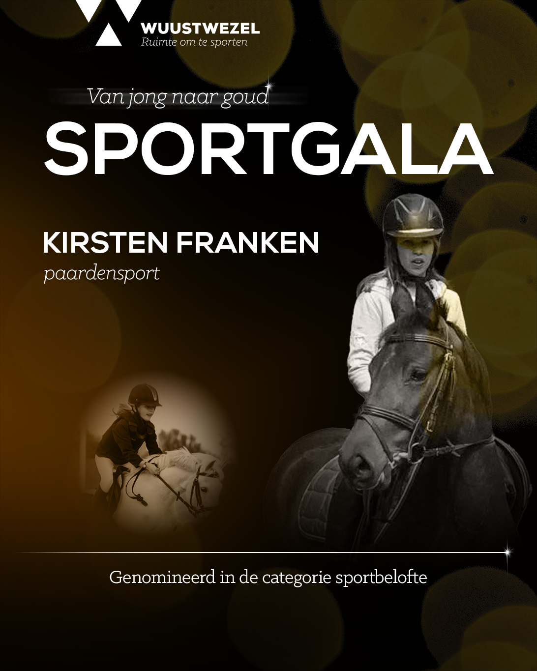 Kirsten Franken, genomineerd voor het Wuustwezels Sportgala 2024