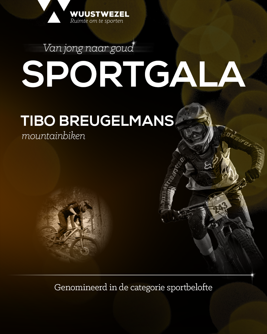 Tibo Breugelmans, genomineerd voor het Wuustwezels Sportgala 2024