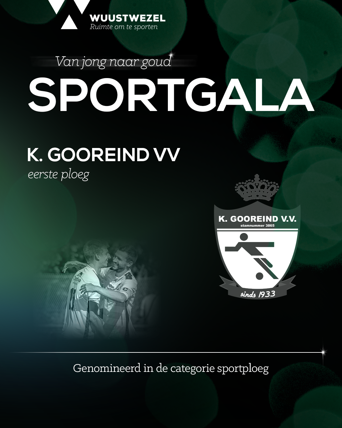 K. Gooreind VV, genomineerd voor het Wuustwezels Sportgala 2024