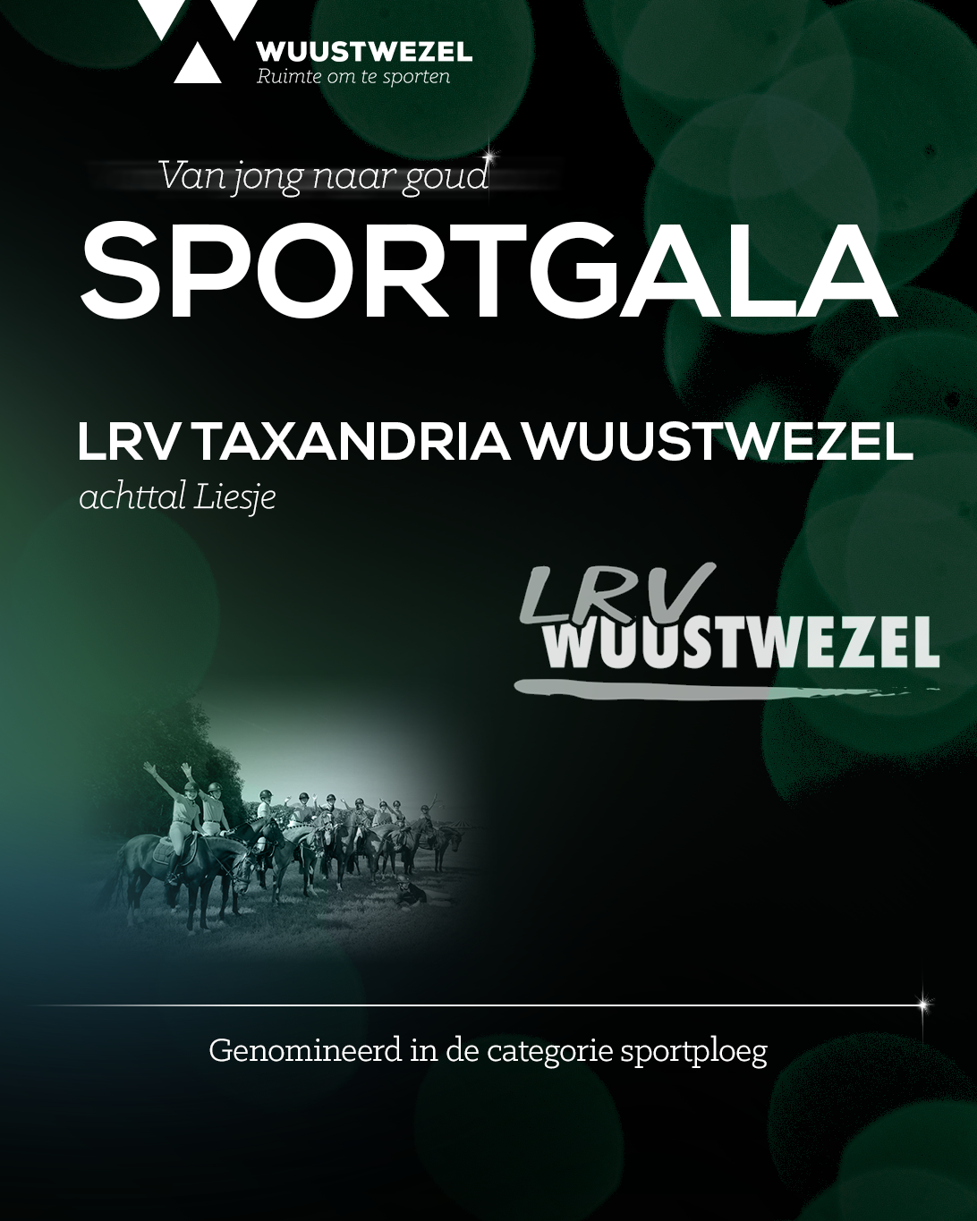 LRV Taxandria Wuustwezel achttal Liesje, genomineerd voor het Wuustwezels Sportgala 2024