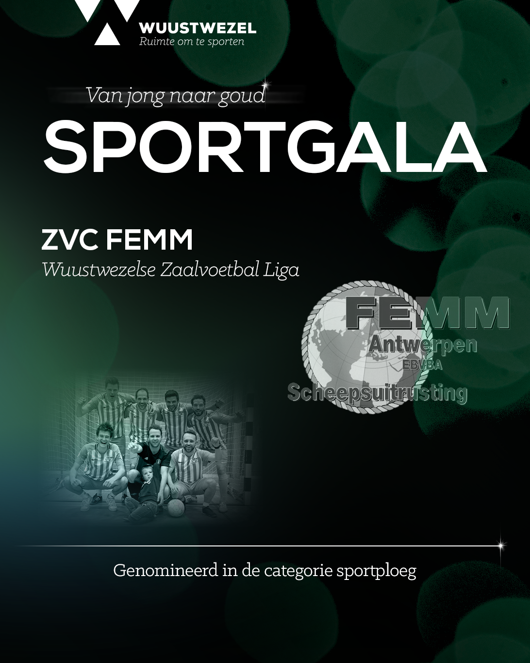 ZVC Femm, genomineerd voor het Wuustwezels Sportgala 2024