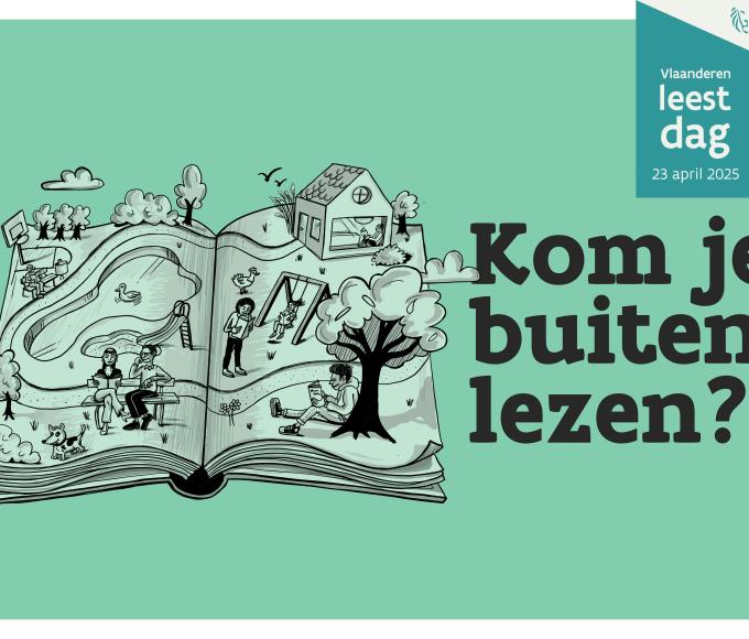 Kom je buiten lezen? © Vlaanderen Leestdag