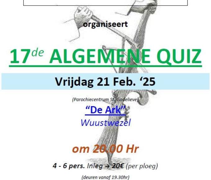 17de Algemene QUIZ - St. Jorisgilde Wuustwezel © Van Staay Danny