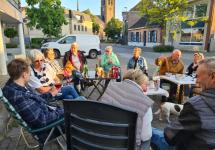 Ook in de Kloosterstraat kwamen de buren vorig jaar gezellig samen