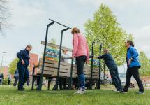 Start met bewegen aan de beweegbank bij LDC Ter Wezel